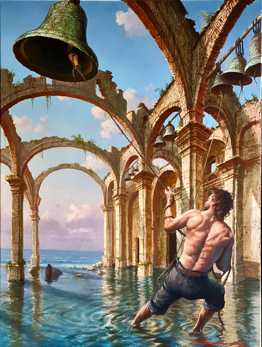 The Bell Ringer - 1, Stanislav Plutenko, 买画 油