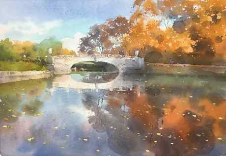 Leaf Fall in the Park