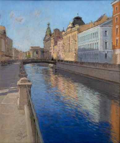 Morning. Griboyedov Canal