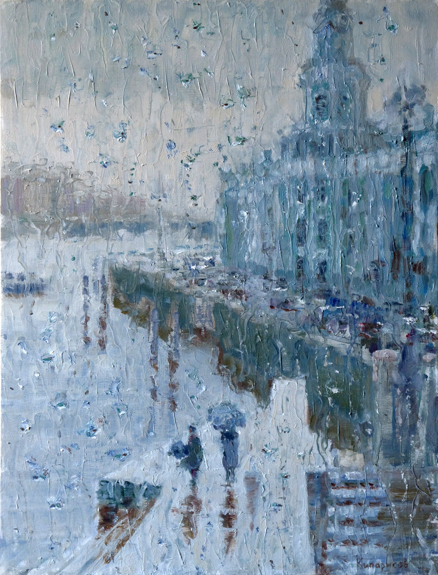 University Embankment - 1, Leonid Kiparisov, 买画 油