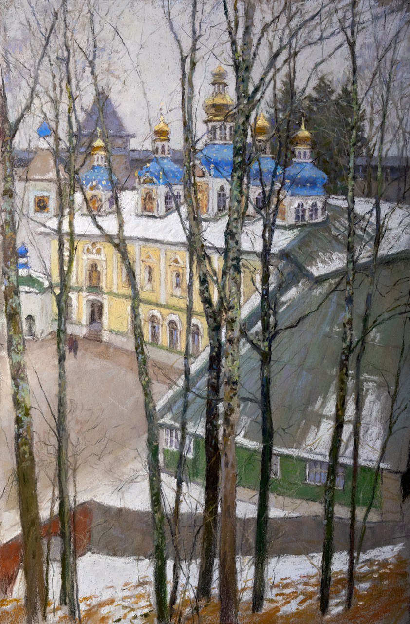 Pechora Monastery - 1, Sergey Oussik, 买画 作者的技术