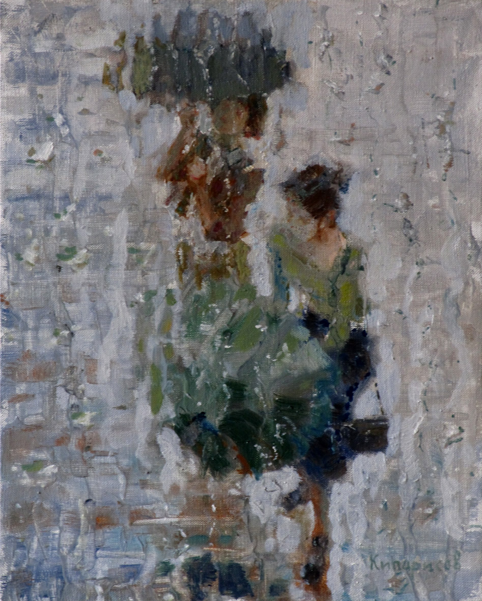 Umbrellas III - 1, Leonid Kiparisov, 买画 油