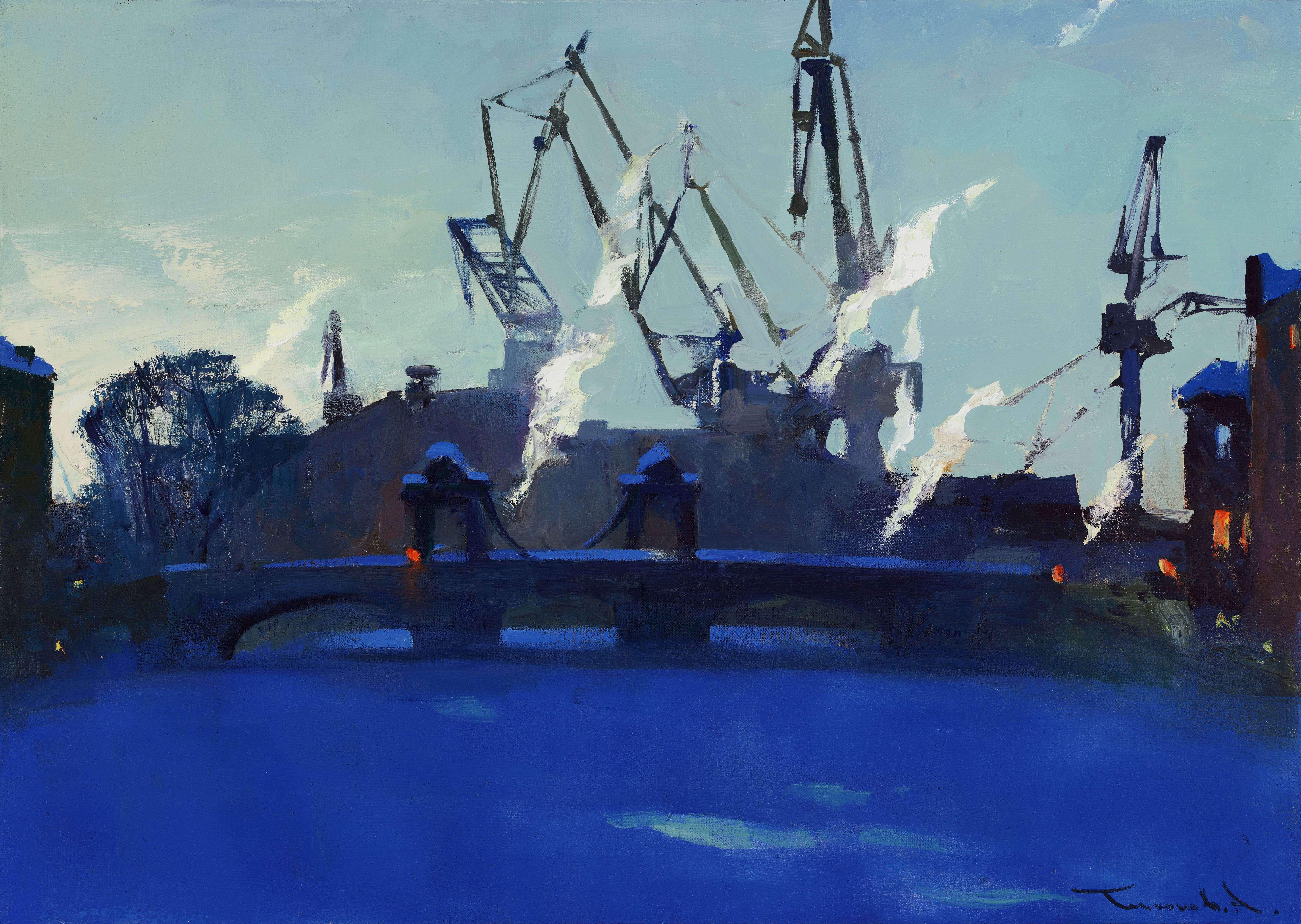 Admiralty Shipyards - 1, Artem Tikhonov, 买画 油
