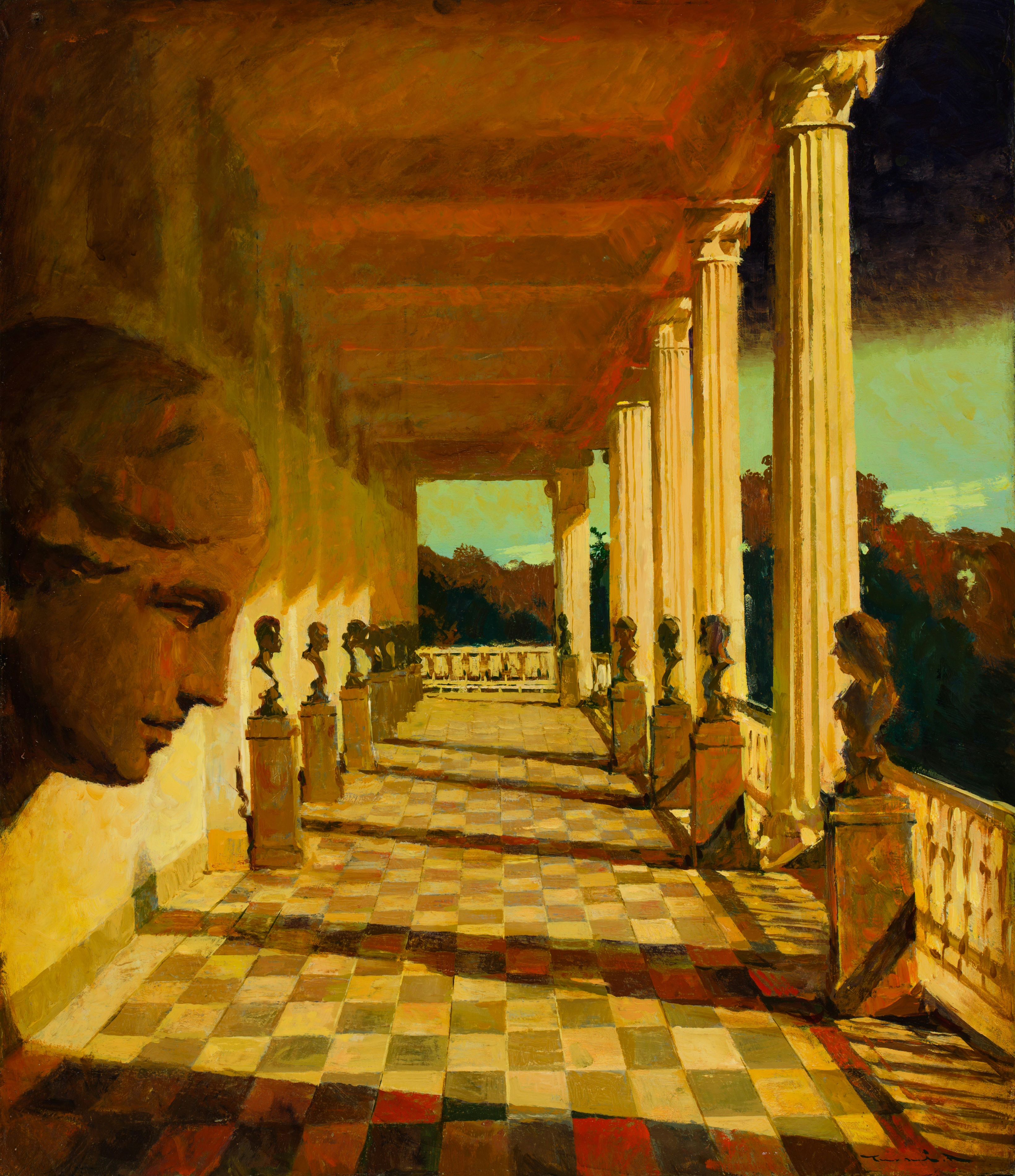 In Tsarskoye Selo - 1, Artem Tikhonov, 买画 油