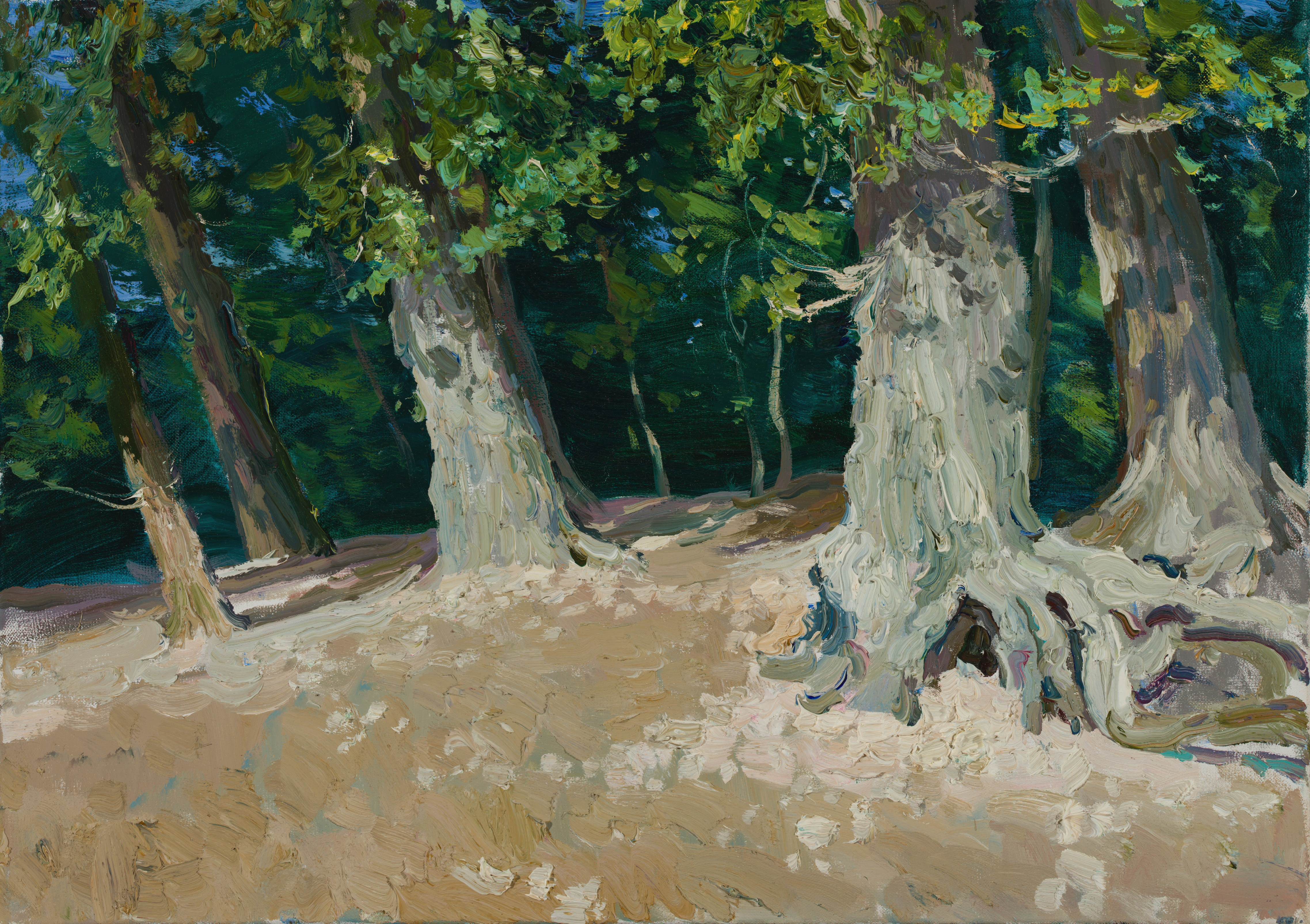 Mighty Poplars - 1, Artem Tikhonov, 买画 油