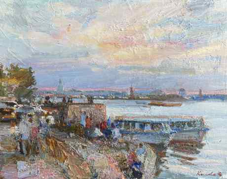 View of the Spit of Vasilievsky Island