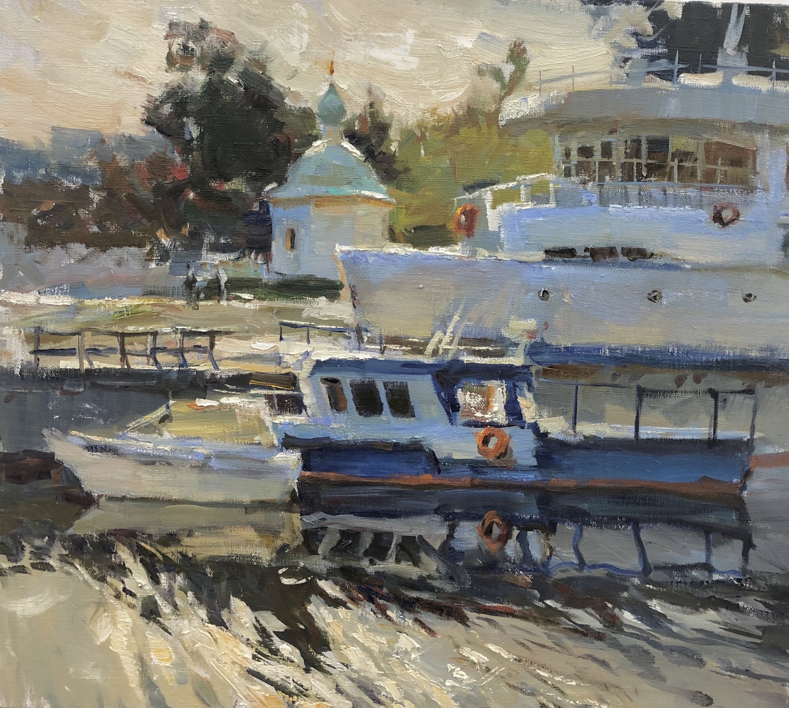 The Pier - 1, Julia Kostsova, 买画 油