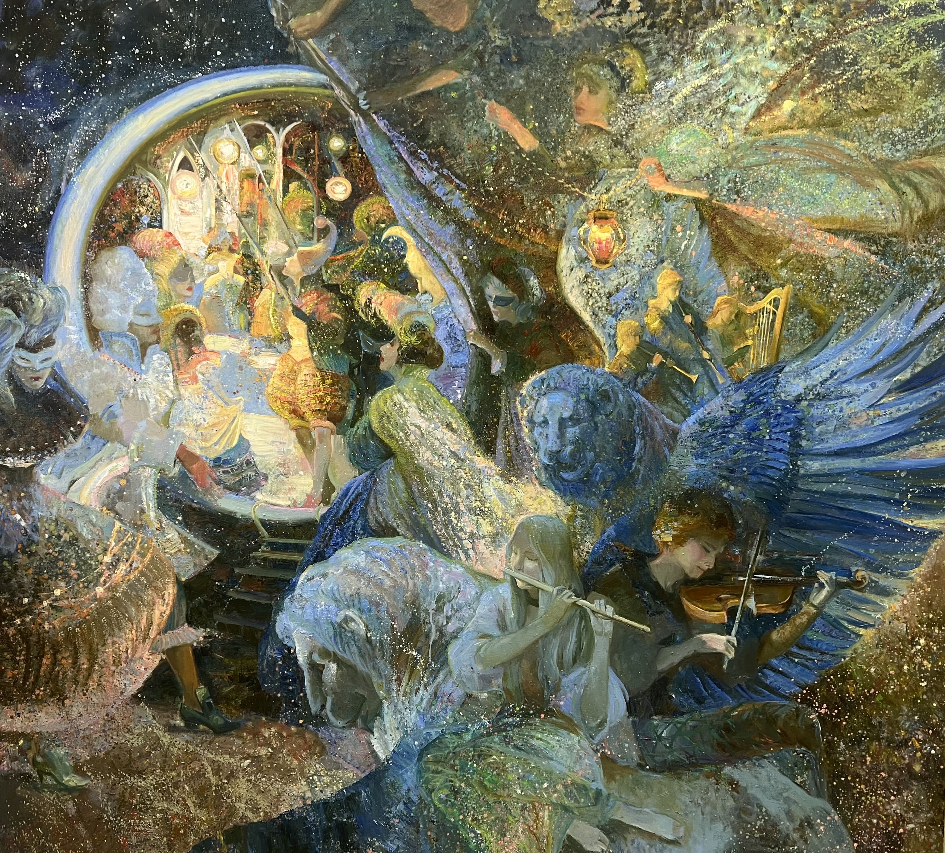 On the Other Side of the Moon - 1, Julia Kostsova, 买画 油