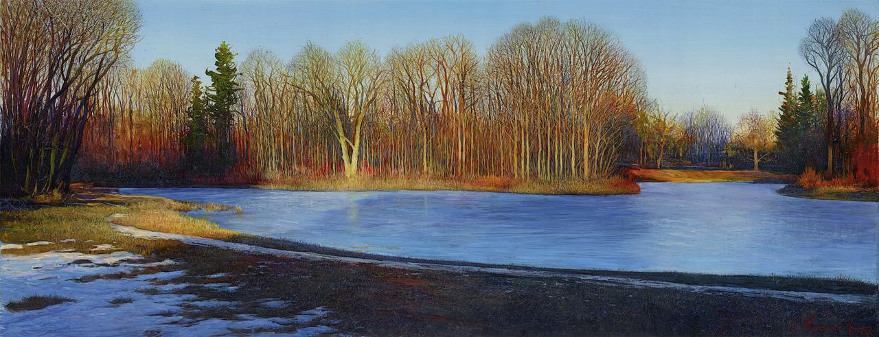 The first frosts - 1, 安德烈*马马耶夫, 买画 油