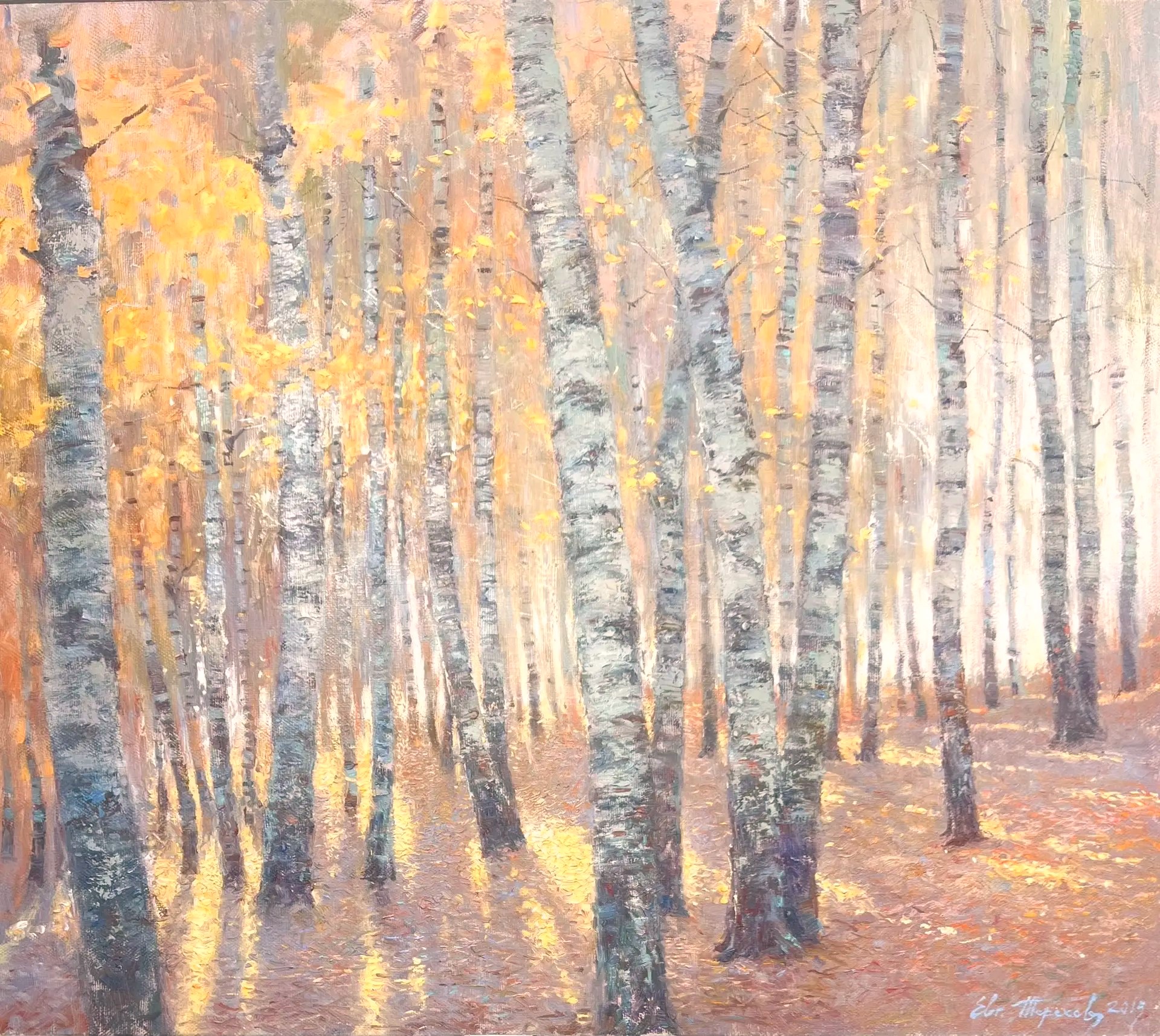Red Autumn - 1, Eugene Terekhov, 买画 油