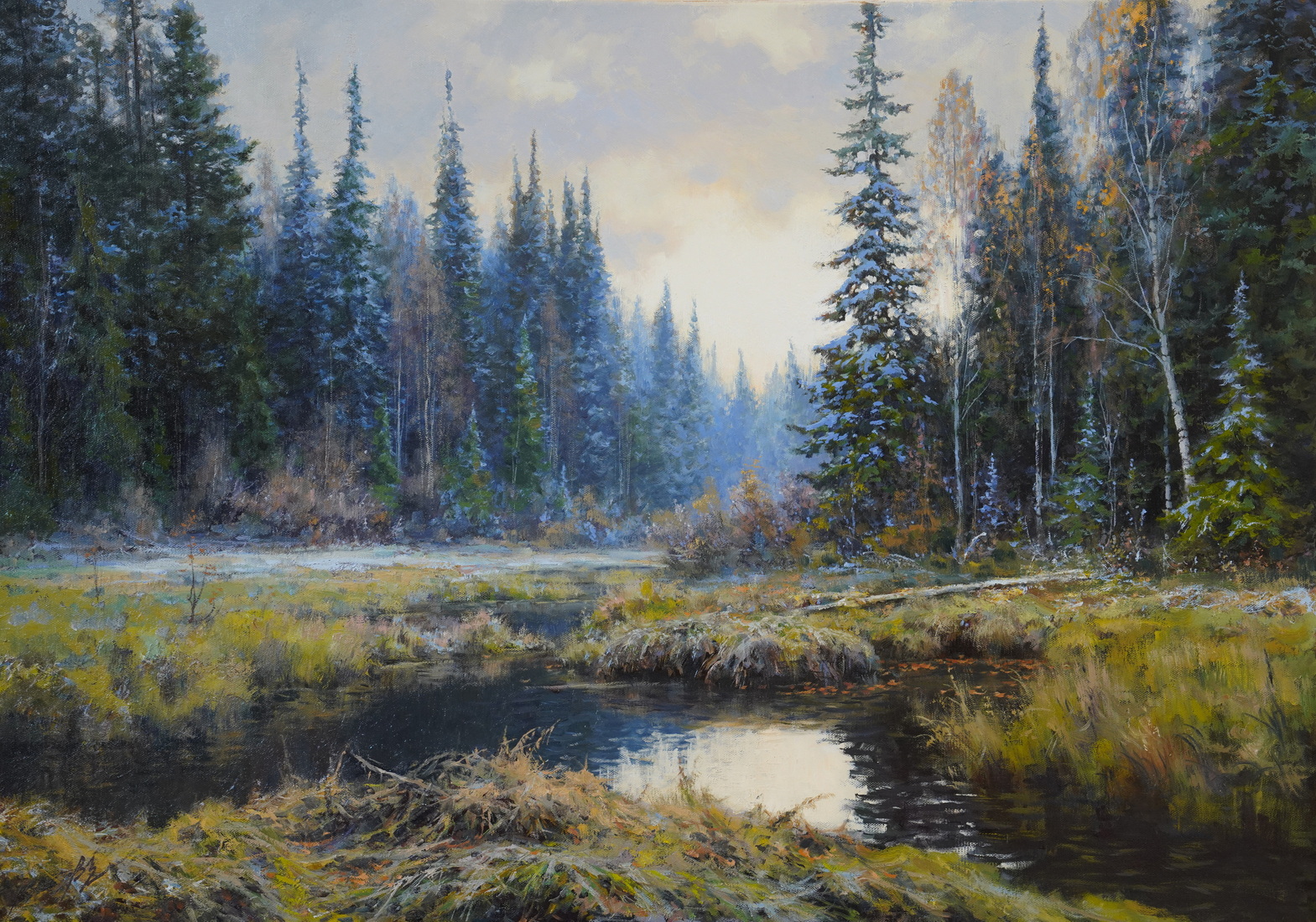 十月的夜晚 - 1, Vadim Zainullin, 买画 油