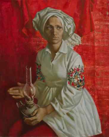 Girl with a Lamp