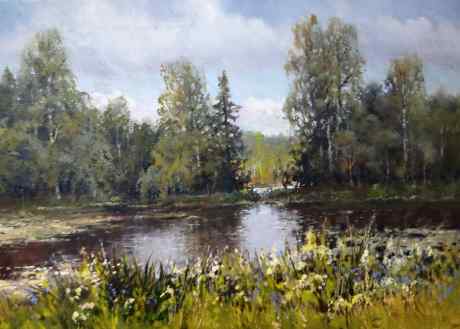 By the Forest River