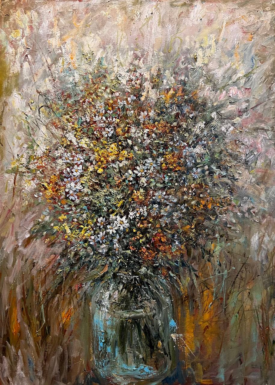 The aroma of steppe grasses - 1, Anna Jolnovskaya, 买画 作者的技术
