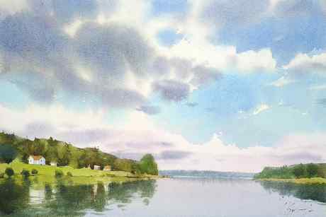 Evening on Lake Ladoga