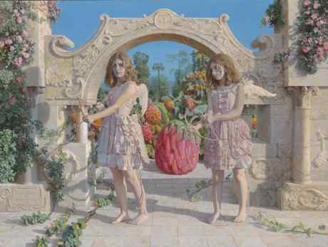 Angels at the entrance
