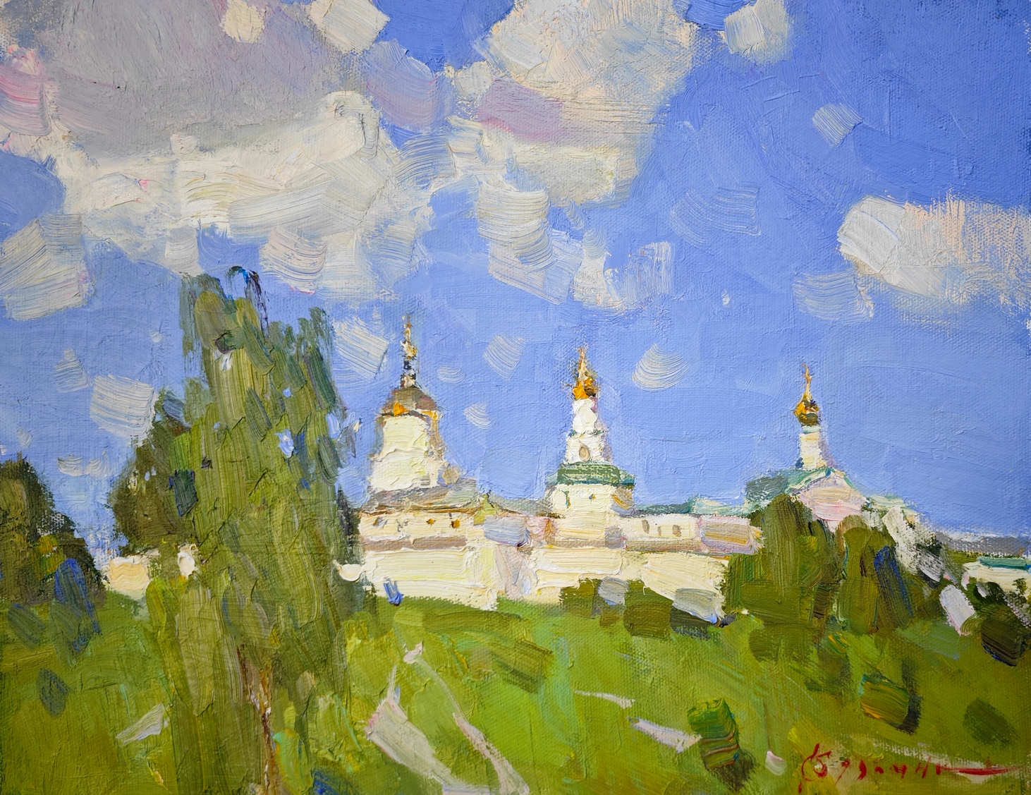A sunny day in Suzdal - 1, Olga Kuzmina, 买画 油