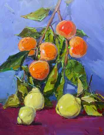 Quince with Persimmon