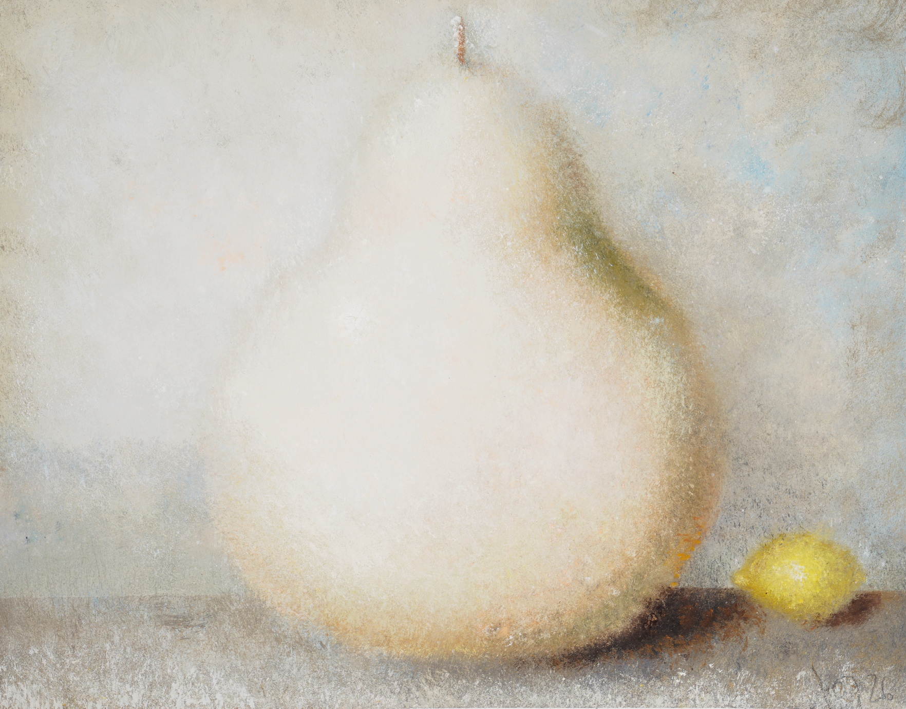 梨和石灰 - 1, Yuri Pervushin, 买画 混合媒体