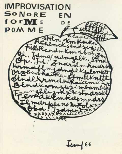 悲剧主义。 伊豆伊西多（Isidor Izu）。 苹果形的即兴演奏。 1966年